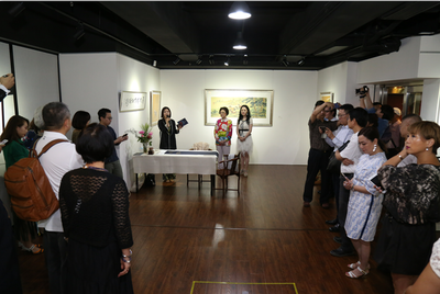 丹青傳韻 愛新覺羅文嘉、恒錦宮廷畫展在港舉辦 共促文化藝術交融